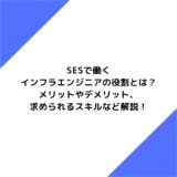 SESで働くインフラエンジニアの役割とは？メリットやデメリット、求められるスキルなど解説！